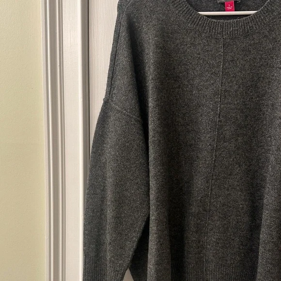 Cozy Gray Vince Camuto Knit Sweater - Picture 3 of 4